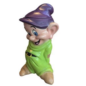 Treasure Craft Disney "Dopey" 14" Cookie Jar - Walt Snow White Vintage Retired